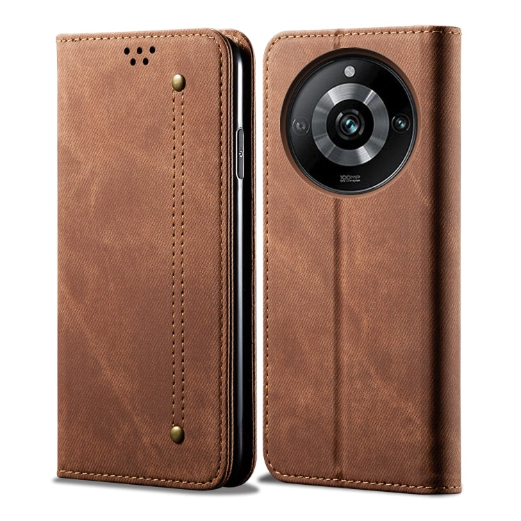 Denim Texture Flip Leather Phone Case, For Realme Note 60 4G / C61 4G, For Realme 13 Pro 5G Global, For Realme GT 6T 5G Global, For Realme GT 6 5G Global, For Realme C63 / C61, For Realme 12 Pro / 12 Pro+, For Realme GT5 Pro, For Realme 11 5G Global / ...