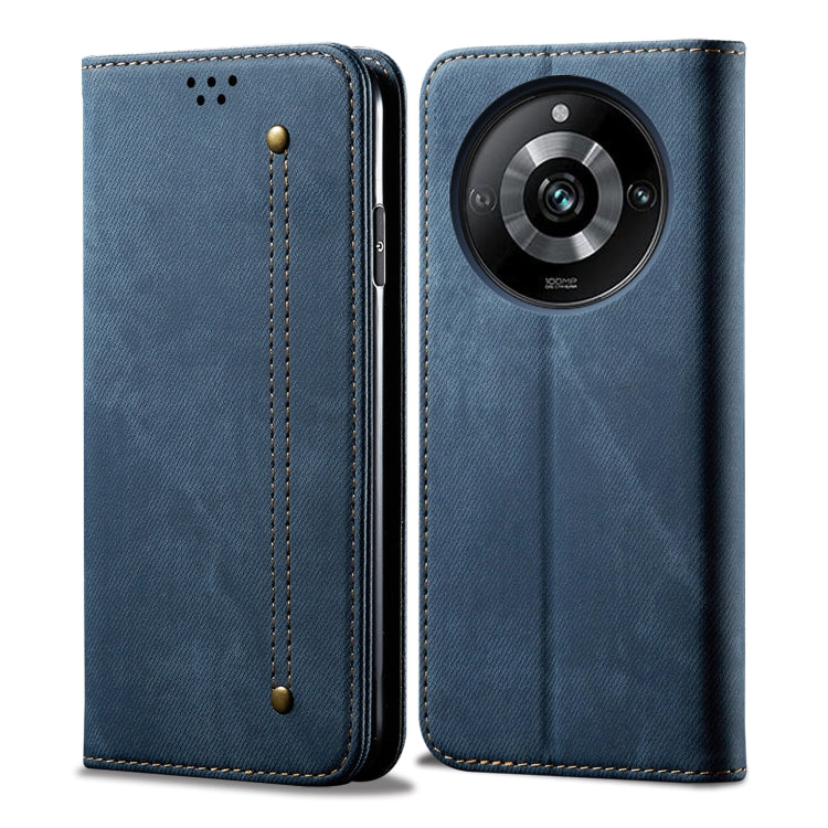 Denim Texture Flip Leather Phone Case, For Realme Note 60 4G / C61 4G, For Realme 13 Pro 5G Global, For Realme GT 6T 5G Global, For Realme GT 6 5G Global, For Realme C63 / C61, For Realme 12 Pro / 12 Pro+, For Realme GT5 Pro, For Realme 11 5G Global / ...