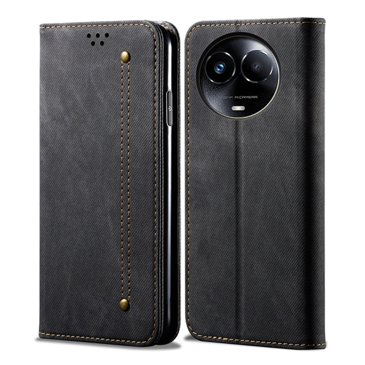 Denim Texture Flip Leather Phone Case, For Realme Note 60 4G / C61 4G, For Realme 13 Pro 5G Global, For Realme GT 6T 5G Global, For Realme GT 6 5G Global, For Realme C63 / C61, For Realme 12 Pro / 12 Pro+, For Realme GT5 Pro, For Realme 11 5G Global / ...