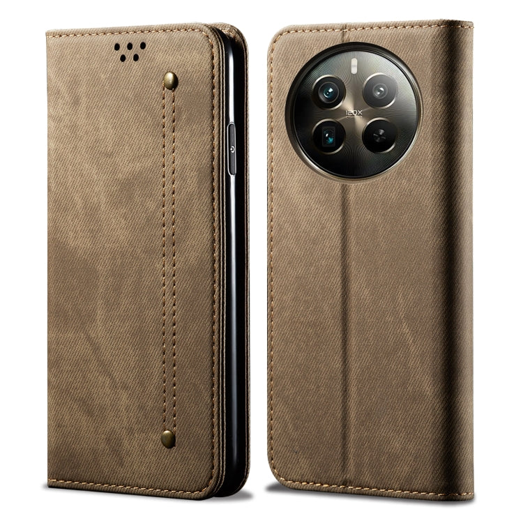 Denim Texture Flip Leather Phone Case, For Realme Note 60 4G / C61 4G, For Realme 13 Pro 5G Global, For Realme GT 6T 5G Global, For Realme GT 6 5G Global, For Realme C63 / C61, For Realme 12 Pro / 12 Pro+, For Realme GT5 Pro, For Realme 11 5G Global / ...