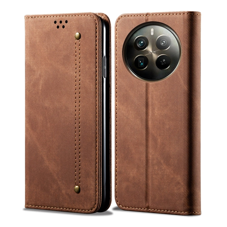 Denim Texture Flip Leather Phone Case, For Realme Note 60 4G / C61 4G, For Realme 13 Pro 5G Global, For Realme GT 6T 5G Global, For Realme GT 6 5G Global, For Realme C63 / C61, For Realme 12 Pro / 12 Pro+, For Realme GT5 Pro, For Realme 11 5G Global / ...