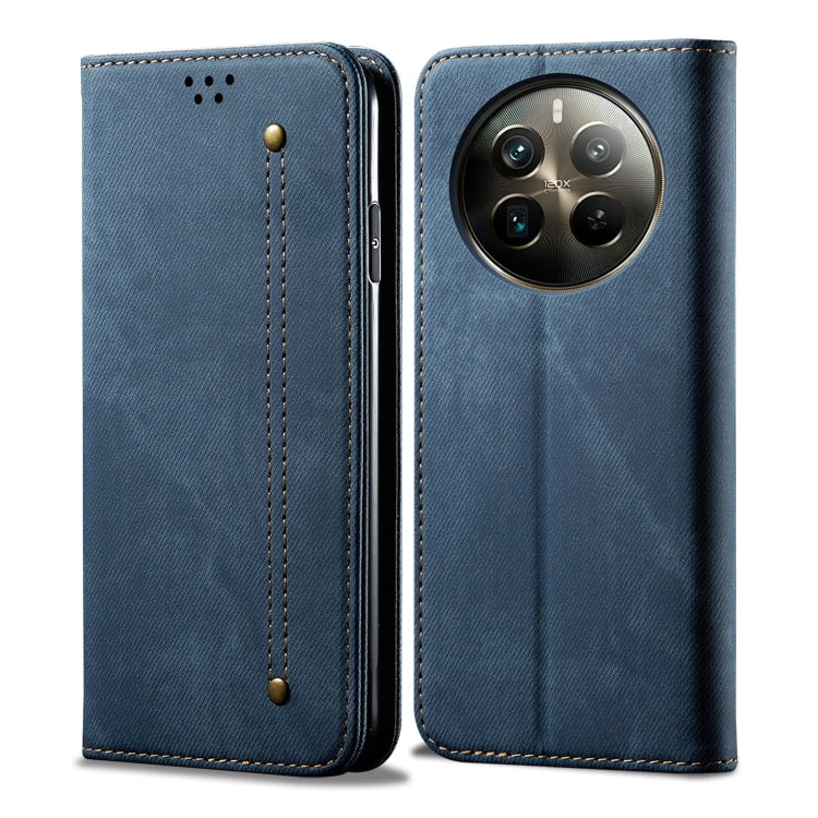 Denim Texture Flip Leather Phone Case, For Realme Note 60 4G / C61 4G, For Realme 13 Pro 5G Global, For Realme GT 6T 5G Global, For Realme GT 6 5G Global, For Realme C63 / C61, For Realme 12 Pro / 12 Pro+, For Realme GT5 Pro, For Realme 11 5G Global / ...