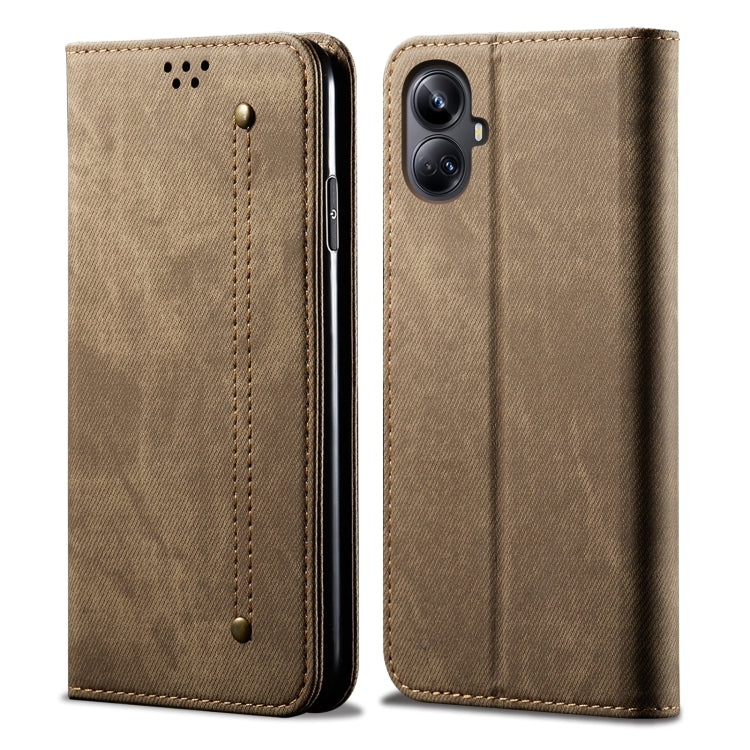 Denim Texture Flip Leather Phone Case, For Realme Note 60 4G / C61 4G, For Realme 13 Pro 5G Global, For Realme GT 6T 5G Global, For Realme GT 6 5G Global, For Realme C63 / C61, For Realme 12 Pro / 12 Pro+, For Realme GT5 Pro, For Realme 11 5G Global / ...