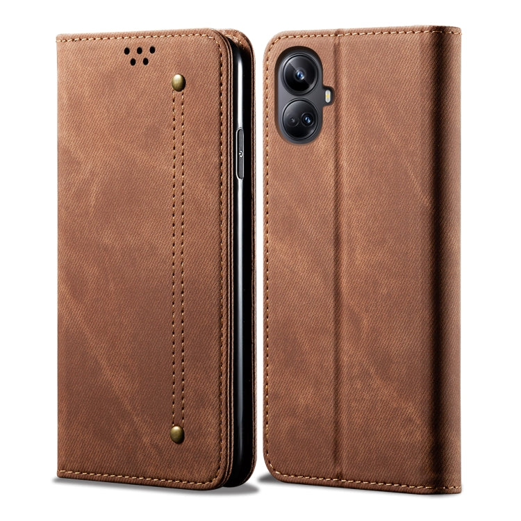 Denim Texture Flip Leather Phone Case, For Realme Note 60 4G / C61 4G, For Realme 13 Pro 5G Global, For Realme GT 6T 5G Global, For Realme GT 6 5G Global, For Realme C63 / C61, For Realme 12 Pro / 12 Pro+, For Realme GT5 Pro, For Realme 11 5G Global / ...