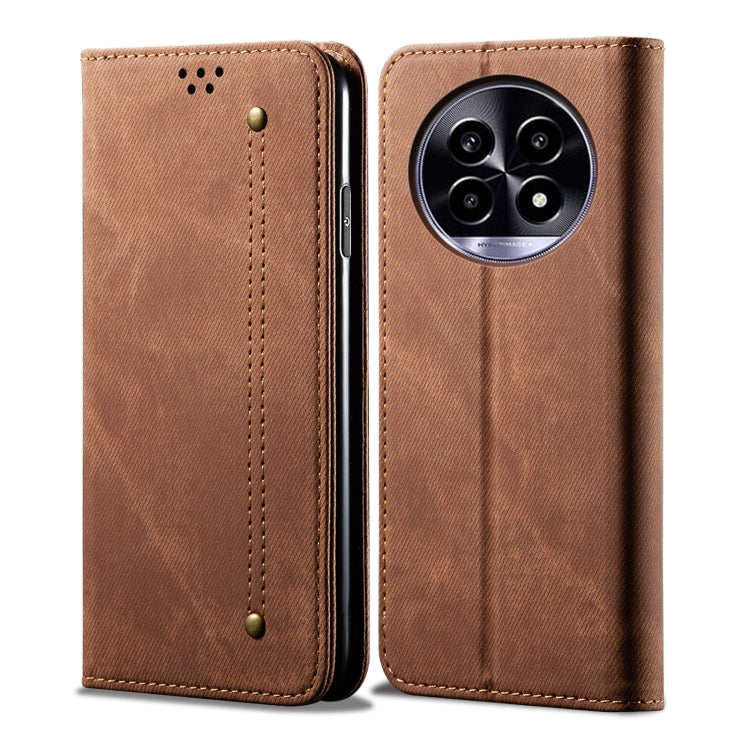 Denim Texture Flip Leather Phone Case, For Realme Note 60 4G / C61 4G, For Realme 13 Pro 5G Global, For Realme GT 6T 5G Global, For Realme GT 6 5G Global, For Realme C63 / C61, For Realme 12 Pro / 12 Pro+, For Realme GT5 Pro, For Realme 11 5G Global / ...