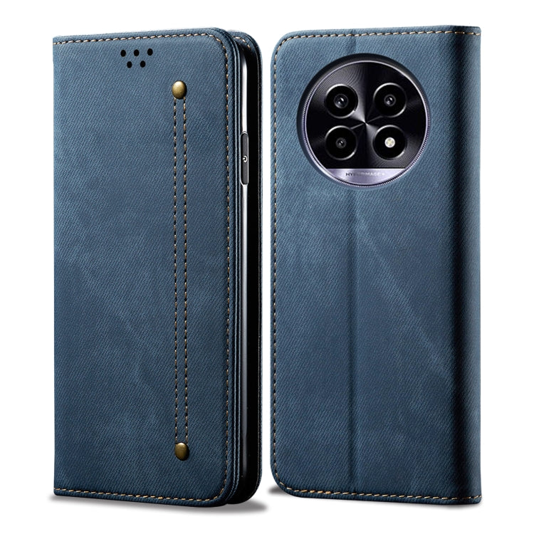 Denim Texture Flip Leather Phone Case, For Realme Note 60 4G / C61 4G, For Realme 13 Pro 5G Global, For Realme GT 6T 5G Global, For Realme GT 6 5G Global, For Realme C63 / C61, For Realme 12 Pro / 12 Pro+, For Realme GT5 Pro, For Realme 11 5G Global / ...