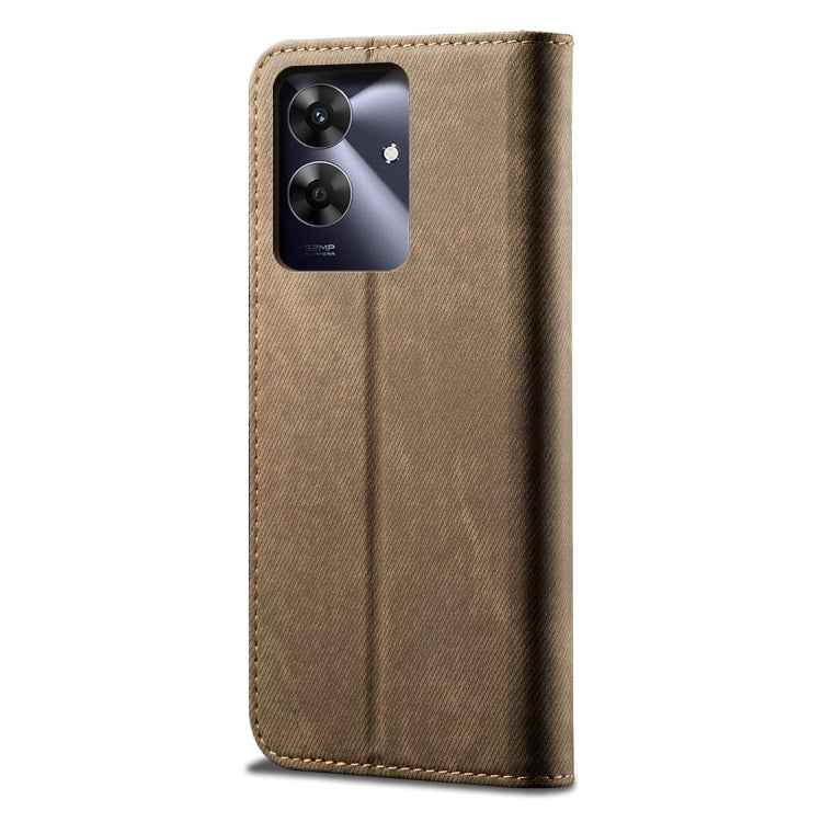 Denim Texture Flip Leather Phone Case, For Realme Note 60 4G / C61 4G, For Realme 13 Pro 5G Global, For Realme GT 6T 5G Global, For Realme GT 6 5G Global, For Realme C63 / C61, For Realme 12 Pro / 12 Pro+, For Realme GT5 Pro, For Realme 11 5G Global / ...