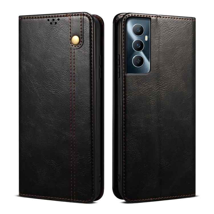 Oil Wax Crazy Horse Texture Leather Phone Case, For Realme 11 Pro / 11 Pro+, For Realme C65 4G, For Realme 10 Pro+