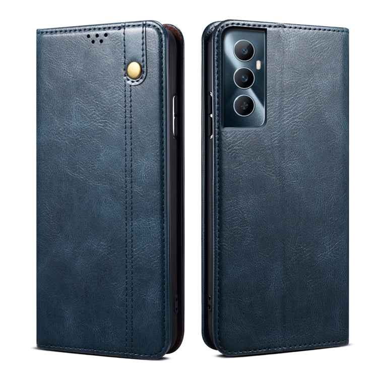 Oil Wax Crazy Horse Texture Leather Phone Case, For Realme 11 Pro / 11 Pro+, For Realme C65 4G, For Realme 10 Pro+