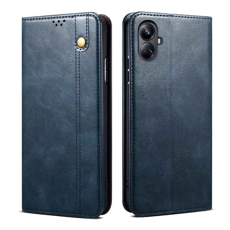 Oil Wax Crazy Horse Texture Leather Phone Case, For Realme 11 Pro / 11 Pro+, For Realme C65 4G, For Realme 10 Pro+