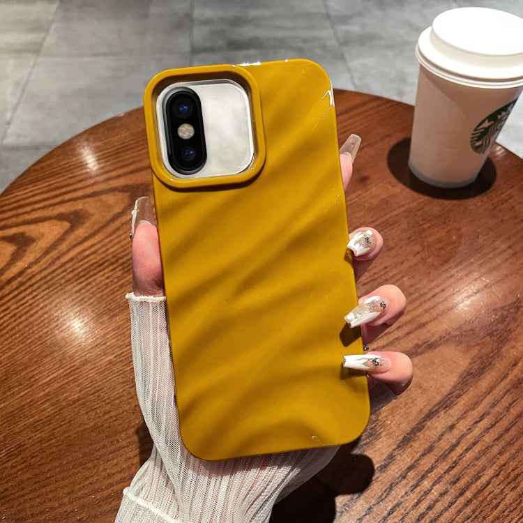 Solid Color Wave Texture TPU Phone Case, For iPhone X / XS, For iPhone XR, For iPhone XS Max