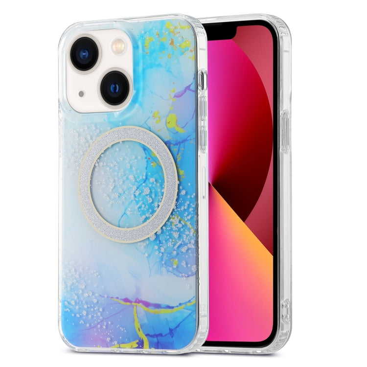 Dual-side IMD Marble Magsafe Phone Case, For iPhone 13 Pro Max, For iPhone 15, For iPhone 13 Pro, For iPhone 13, For iPhone 12, For iPhone 12 Pro Max