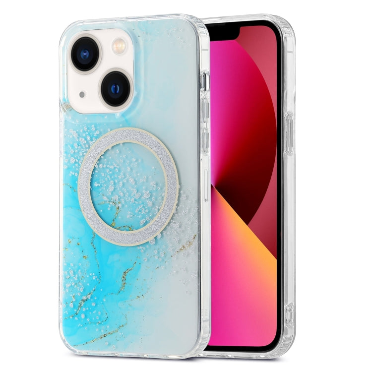Dual-side IMD Marble Magsafe Phone Case, For iPhone 13 Pro Max, For iPhone 15, For iPhone 13 Pro, For iPhone 13, For iPhone 12, For iPhone 12 Pro Max