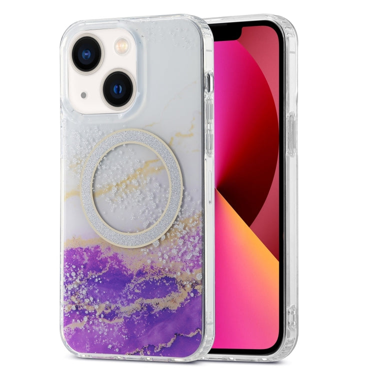 Dual-side IMD Marble Magsafe Phone Case, For iPhone 15, For iPhone 13 Pro Max, For iPhone 13 Pro, For iPhone 13, For iPhone 12, For iPhone 12 Pro Max