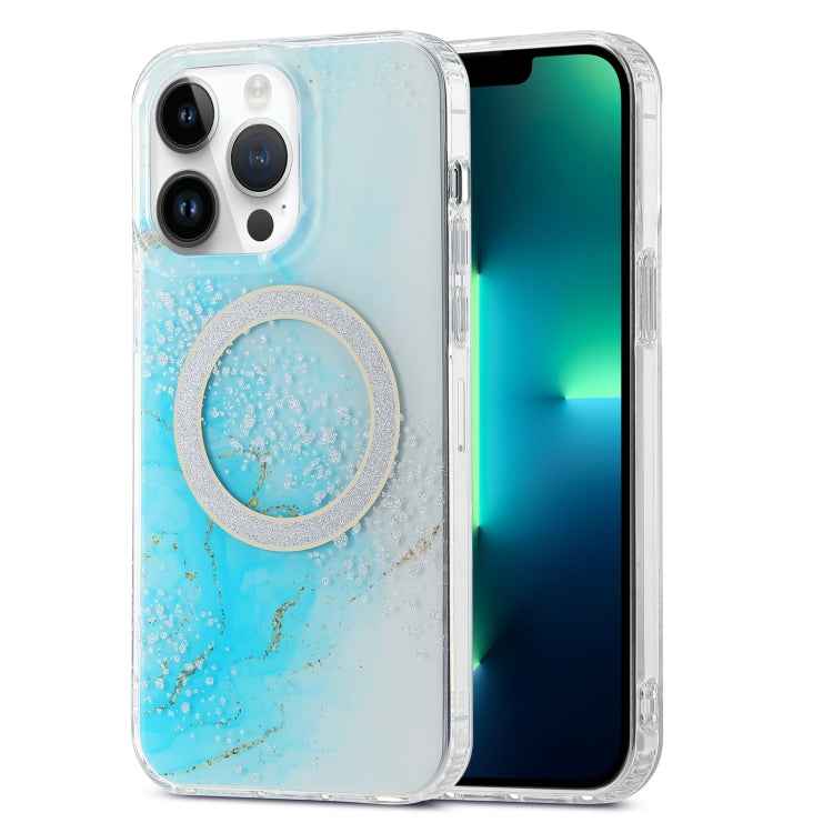Dual-side IMD Marble Magsafe Phone Case, For iPhone 13 Pro Max, For iPhone 15, For iPhone 13 Pro, For iPhone 13, For iPhone 12, For iPhone 12 Pro Max