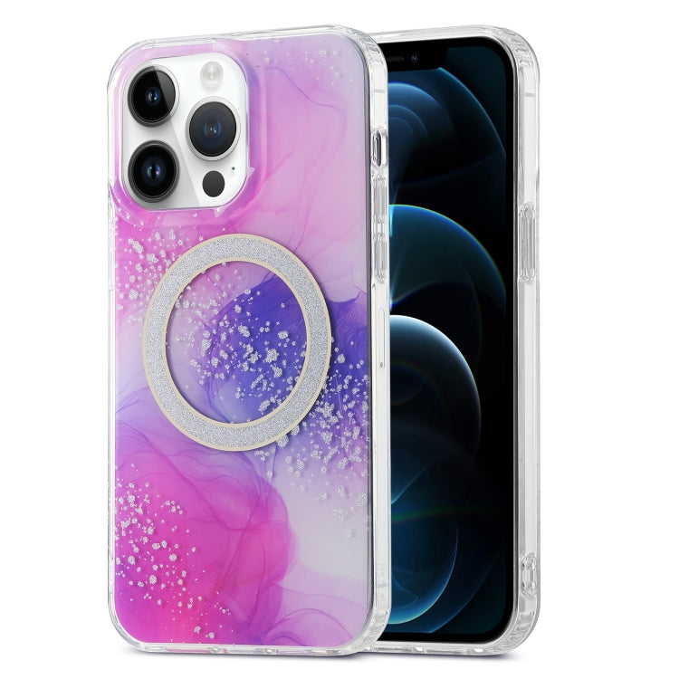 Dual-side IMD Marble Magsafe Phone Case, For iPhone 13 Pro Max, For iPhone 15, For iPhone 13 Pro, For iPhone 13, For iPhone 12, For iPhone 12 Pro Max