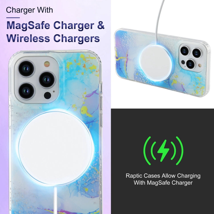 Dual-side IMD Marble Magsafe Phone Case, For iPhone 13 Pro Max, For iPhone 15, For iPhone 13 Pro, For iPhone 13, For iPhone 12, For iPhone 12 Pro Max