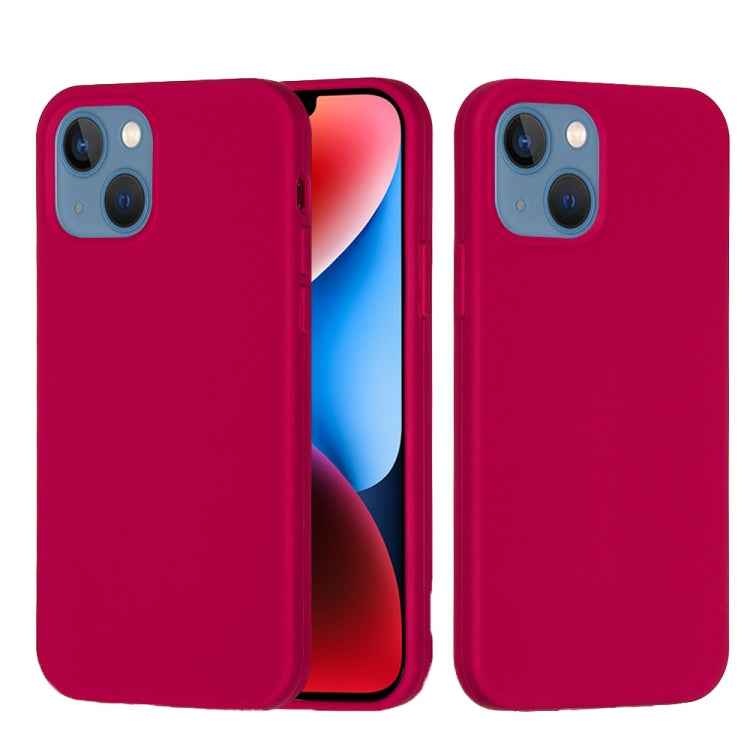 Solid Color Silicone Phone Case, For iPhone 15