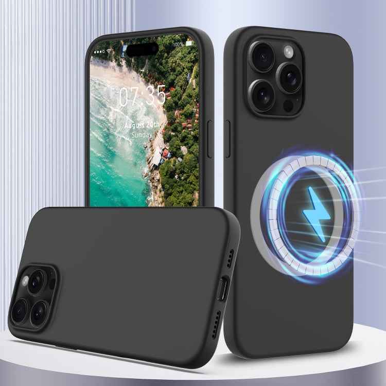 Shockproof Silicone Magsafe Phone Case, For iPhone 16 Pro Max, For iPhone 16 Pro, For iPhone 16 Plus, For iPhone 16, For iPhone 15 Pro Max