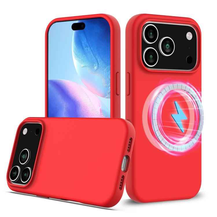 Shockproof Silicone Magsafe Phone Case, For iPhone 17 Pro Max, For iPhone 17 Pro, For iPhone 17, For iPhone Air, For iPhone 16e