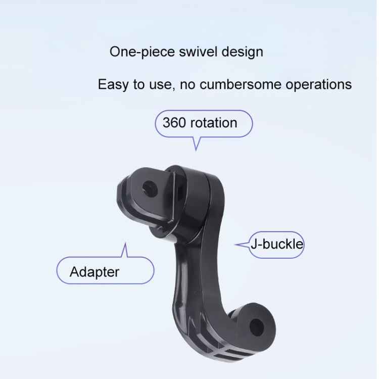 360 Rotation J-Hook Buckle Mount Adapter