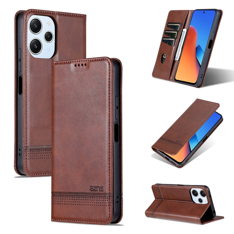 AZNS Magnetic Calf Texture Flip Leather Phone Case