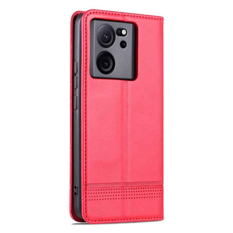 AZNS Magnetic Calf Texture Flip Leather Phone Case, For Xiaomi Redmi K60 Ultra/Mi 13T/13T Pro, For Xiaomi Redmi K70/K70 Pro, For Xiaomi Redmi 12 4G, For Xiaomi Redmi Note 12S