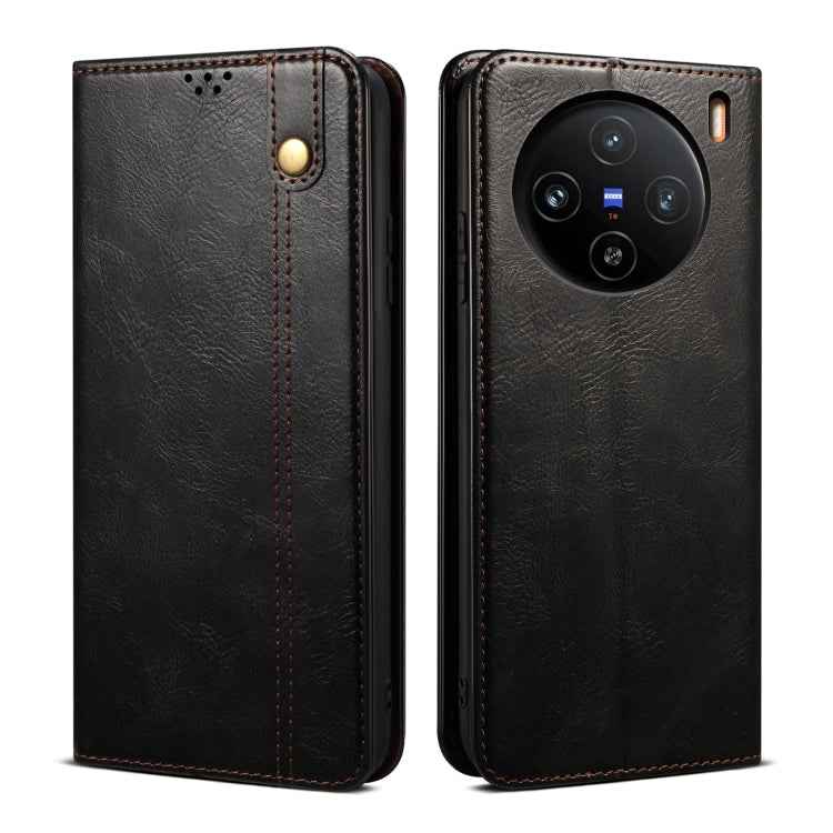 Oil Wax Crazy Horse Texture Leather Phone Case, For vivo S18, For vivo X100 Pro, For vivo X100, For vivo Y36 5G / 4G, For vivo S17e, For vivo Y78 5G