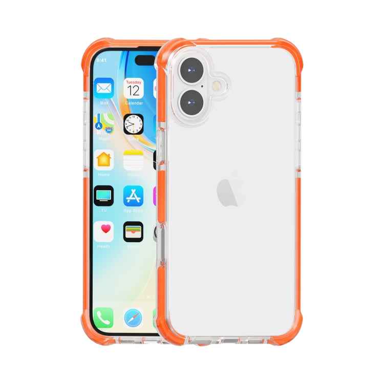 Four-corner Shockproof TPU Hybrid Acrylic Phone Case, For iPhone 16 Pro Max, For iPhone 16 Pro, For iPhone 16 Plus, For iPhone 16