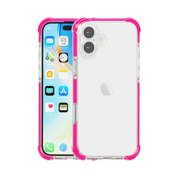 Four-corner Shockproof TPU Hybrid Acrylic Phone Case, For iPhone 16 Pro Max, For iPhone 16 Pro, For iPhone 16 Plus, For iPhone 16