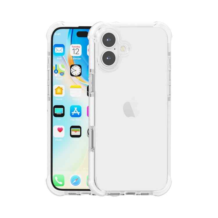 Four-corner Shockproof TPU Hybrid Acrylic Phone Case, For iPhone 16 Pro Max, For iPhone 16 Pro, For iPhone 16 Plus, For iPhone 16