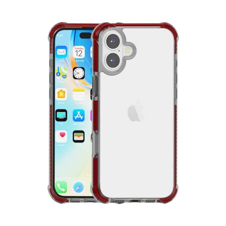 Four-corner Shockproof TPU Hybrid Acrylic Phone Case, For iPhone 16 Pro Max, For iPhone 16 Pro, For iPhone 16 Plus, For iPhone 16