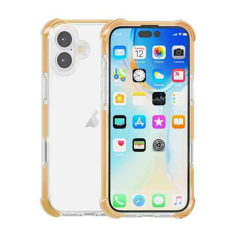 Four-corner Shockproof TPU Hybrid Acrylic Phone Case, For iPhone 16 Pro Max, For iPhone 16 Pro, For iPhone 16 Plus, For iPhone 16