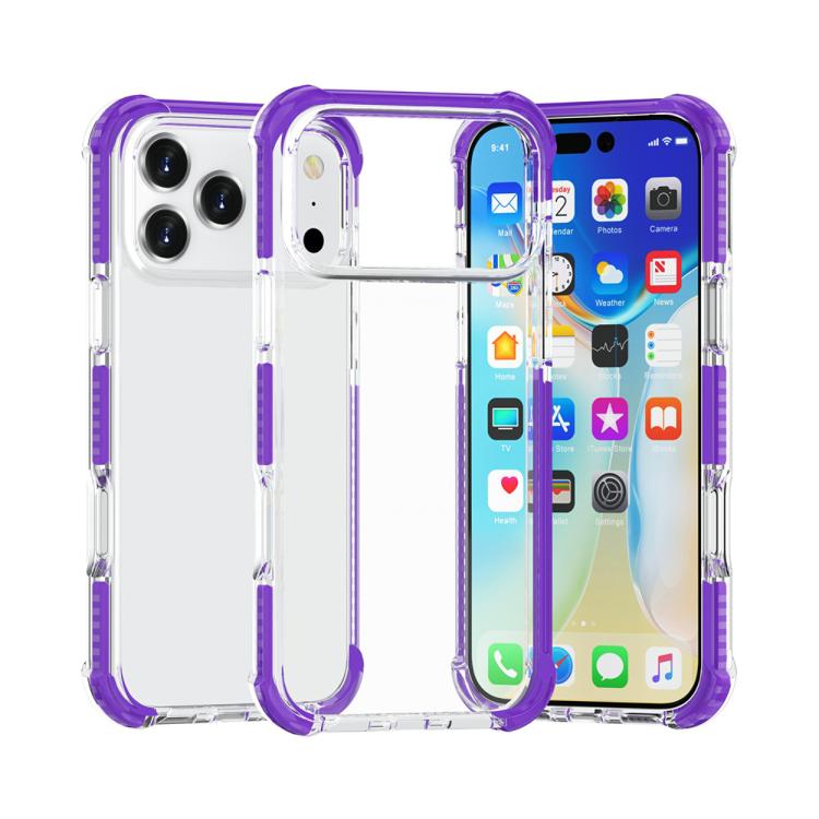 Four-corner Shockproof TPU Hybrid Acrylic Phone Case, For iPhone 18 Pro / 17 Pro, For iPhone 18 Pro Max / 17 Pro Max, For iPhone 17, For iPhone 17 Air