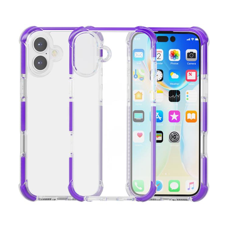Four-corner Shockproof TPU Hybrid Acrylic Phone Case, For iPhone 17 Pro Max, For iPhone 17 Pro, For iPhone 17, For iPhone Air