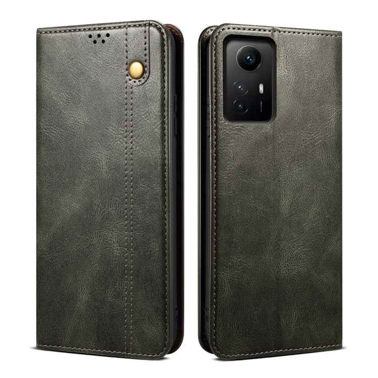 Oil Wax Crazy Horse Texture Leather Phone Case, For Xiaomi Redmi Note 12S, For Xiaomi 13 Lite / Civi 2