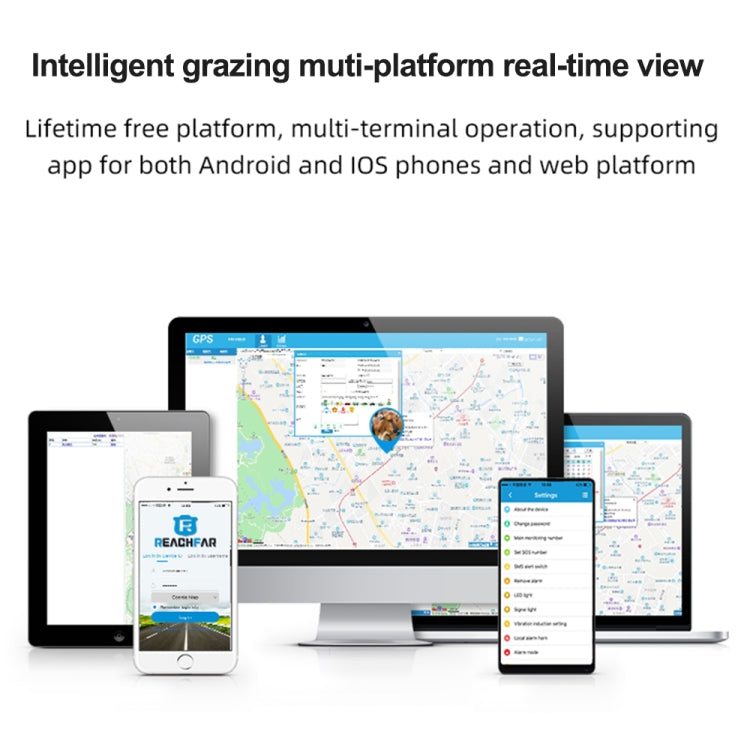 V44 Solar Energy Waterproof Cattle and Sheep GPS Tracker