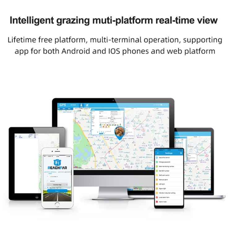 V44 Solar Energy Waterproof Cattle and Sheep GPS Tracker