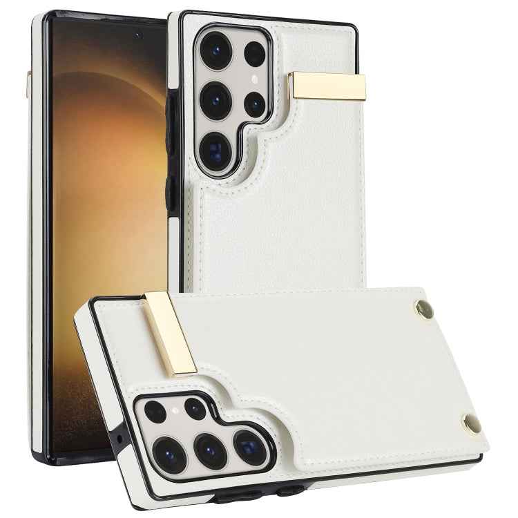 Metal Buckle Card Slots Phone Case, For Samsung Galaxy S26+ 5G, For Samsung Galaxy S26 Ultra 5G, For Samsung Galaxy S26 5G, For Samsung Galaxy S23 Ultra 5G, For Samsung Galaxy S22 Ultra 5G, For Samsung Galaxy Note20 Ultra