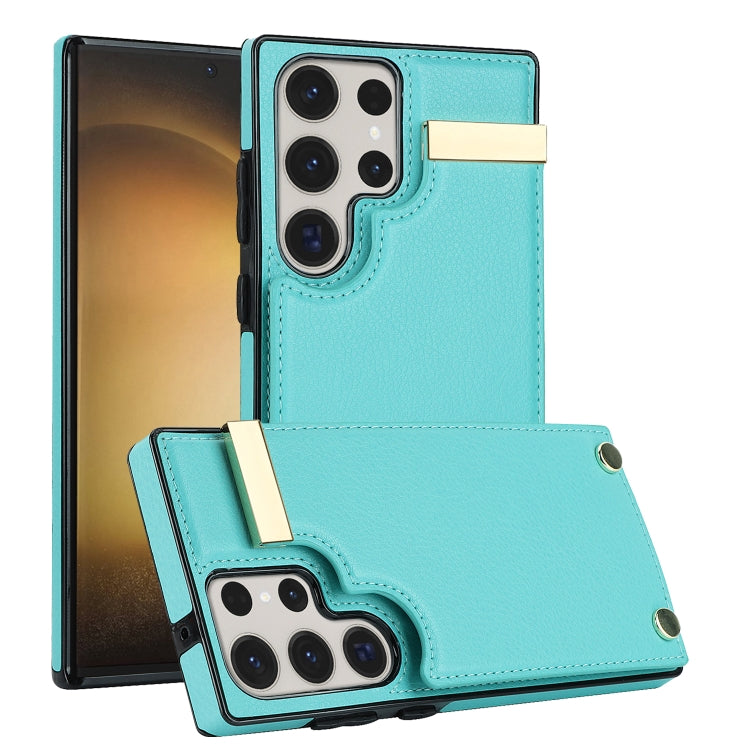 Metal Buckle Card Slots Phone Case, For Samsung Galaxy S26+ 5G, For Samsung Galaxy S26 Ultra 5G, For Samsung Galaxy S26 5G, For Samsung Galaxy S23 Ultra 5G, For Samsung Galaxy S22 Ultra 5G, For Samsung Galaxy Note20 Ultra