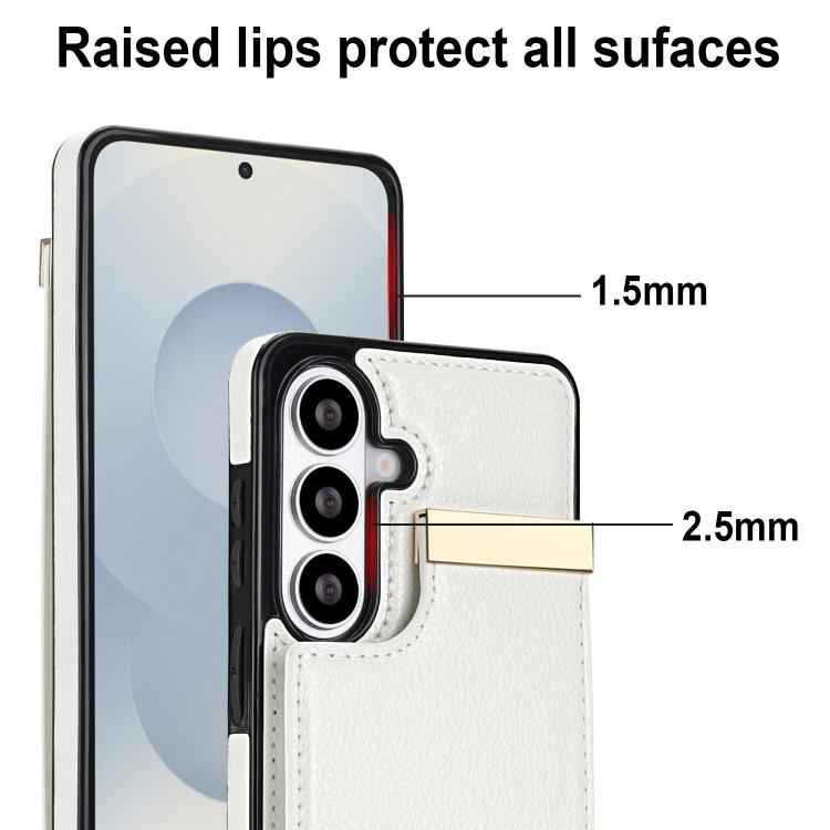 Metal Buckle Card Slots Phone Case, For Samsung Galaxy S26+ 5G, For Samsung Galaxy S26 Ultra 5G, For Samsung Galaxy S26 5G, For Samsung Galaxy S23 Ultra 5G, For Samsung Galaxy S22 Ultra 5G, For Samsung Galaxy Note20 Ultra