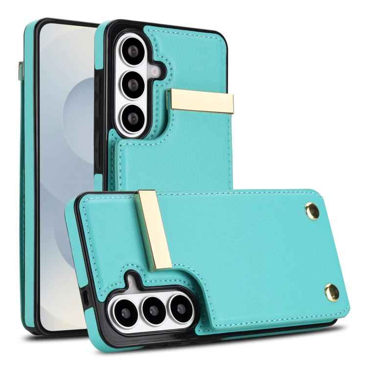 Metal Buckle Card Slots Phone Case, For Samsung Galaxy S26+ 5G, For Samsung Galaxy S26 Ultra 5G, For Samsung Galaxy S26 5G, For Samsung Galaxy S23 Ultra 5G, For Samsung Galaxy S22 Ultra 5G, For Samsung Galaxy Note20 Ultra