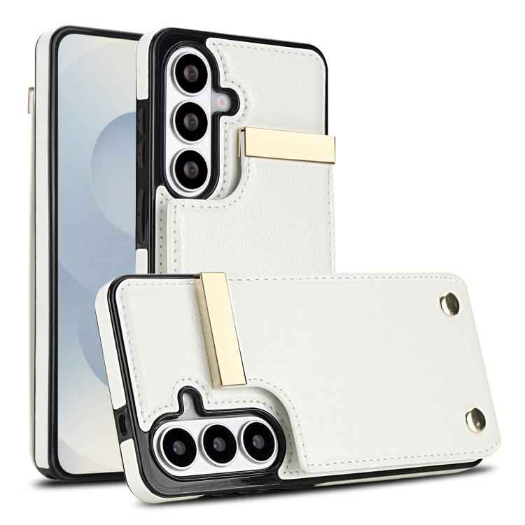Metal Buckle Card Slots Phone Case, For Samsung Galaxy S26+ 5G, For Samsung Galaxy S26 Ultra 5G, For Samsung Galaxy S26 5G, For Samsung Galaxy S23 Ultra 5G, For Samsung Galaxy S22 Ultra 5G, For Samsung Galaxy Note20 Ultra