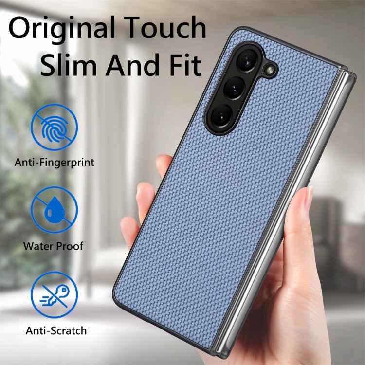 Carbon Fiber Texture Back Cover Phone Case