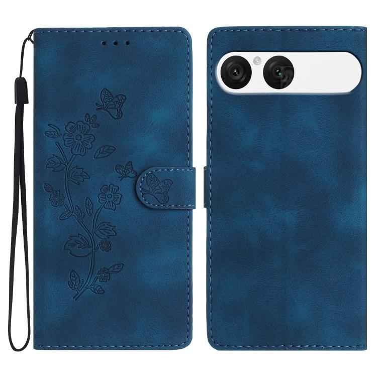 Flower Butterfly Embossing Pattern Leather Phone Case, For Sony Xperia 10 VII, For Sony Xperia 10 VI, For Sony Xperia 1 VI, For Sony Xperia 1 V, For Sony Xperia 10 V, For Sony Xperia 10 IV, For Sony Xperia L4, For Sony Xperia 5