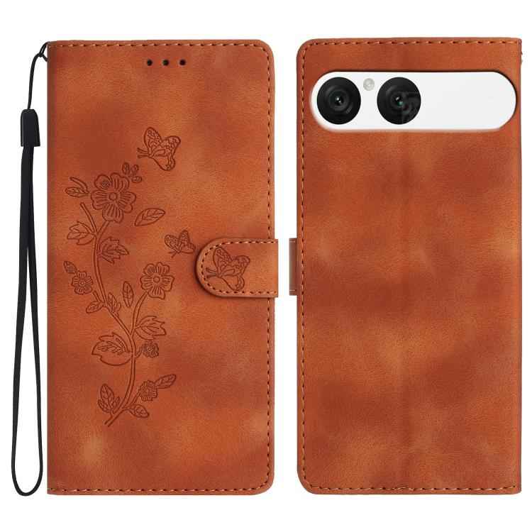 Flower Butterfly Embossing Pattern Leather Phone Case, For Sony Xperia 10 VII, For Sony Xperia 10 VI, For Sony Xperia 1 VI, For Sony Xperia 1 V, For Sony Xperia 10 V, For Sony Xperia 10 IV, For Sony Xperia L4, For Sony Xperia 5