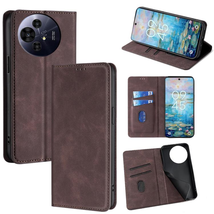 Skin Feel Magnetic Leather Phone Case, For TCL 60R 5G, For TCL 503 4G, For TCL 50 NxtPaper 5G