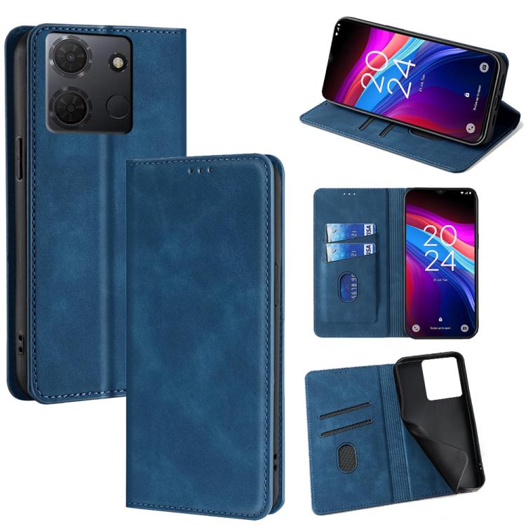 Skin Feel Magnetic Leather Phone Case, For TCL 60R 5G, For TCL 503 4G, For TCL 50 NxtPaper 5G