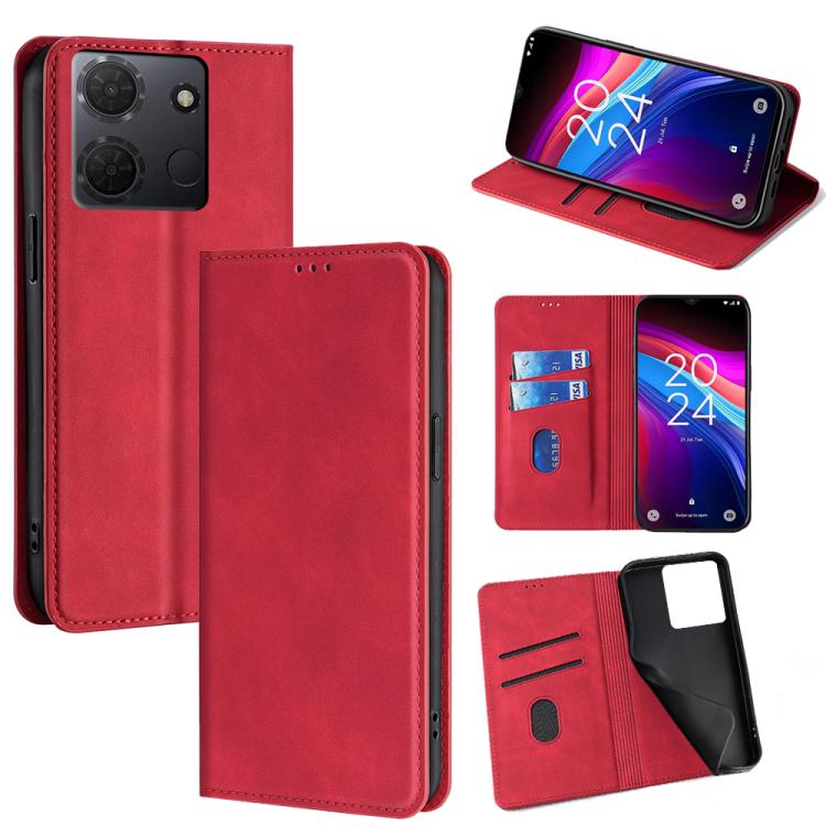 Skin Feel Magnetic Leather Phone Case, For TCL 60R 5G, For TCL 503 4G, For TCL 50 NxtPaper 5G