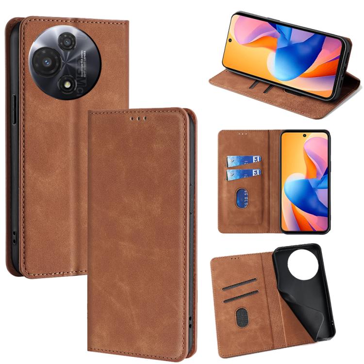 Skin Feel Magnetic Leather Phone Case, For TCL 60R 5G, For TCL 503 4G, For TCL 50 NxtPaper 5G